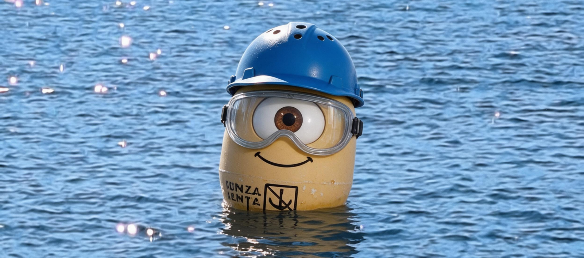 Boje im Golfe de Pinarellu